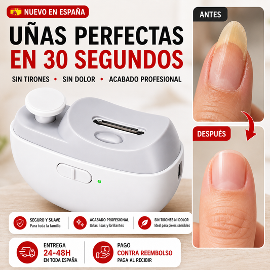Cortaúñas Eléctrico 3 en 1